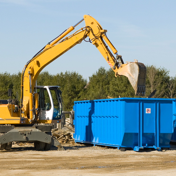 can i request a rental extension for a residential dumpster in Richmond MO